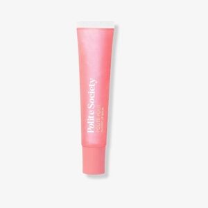 Polite Society Shimmering Lip Gloss Tube - Peach Bellini